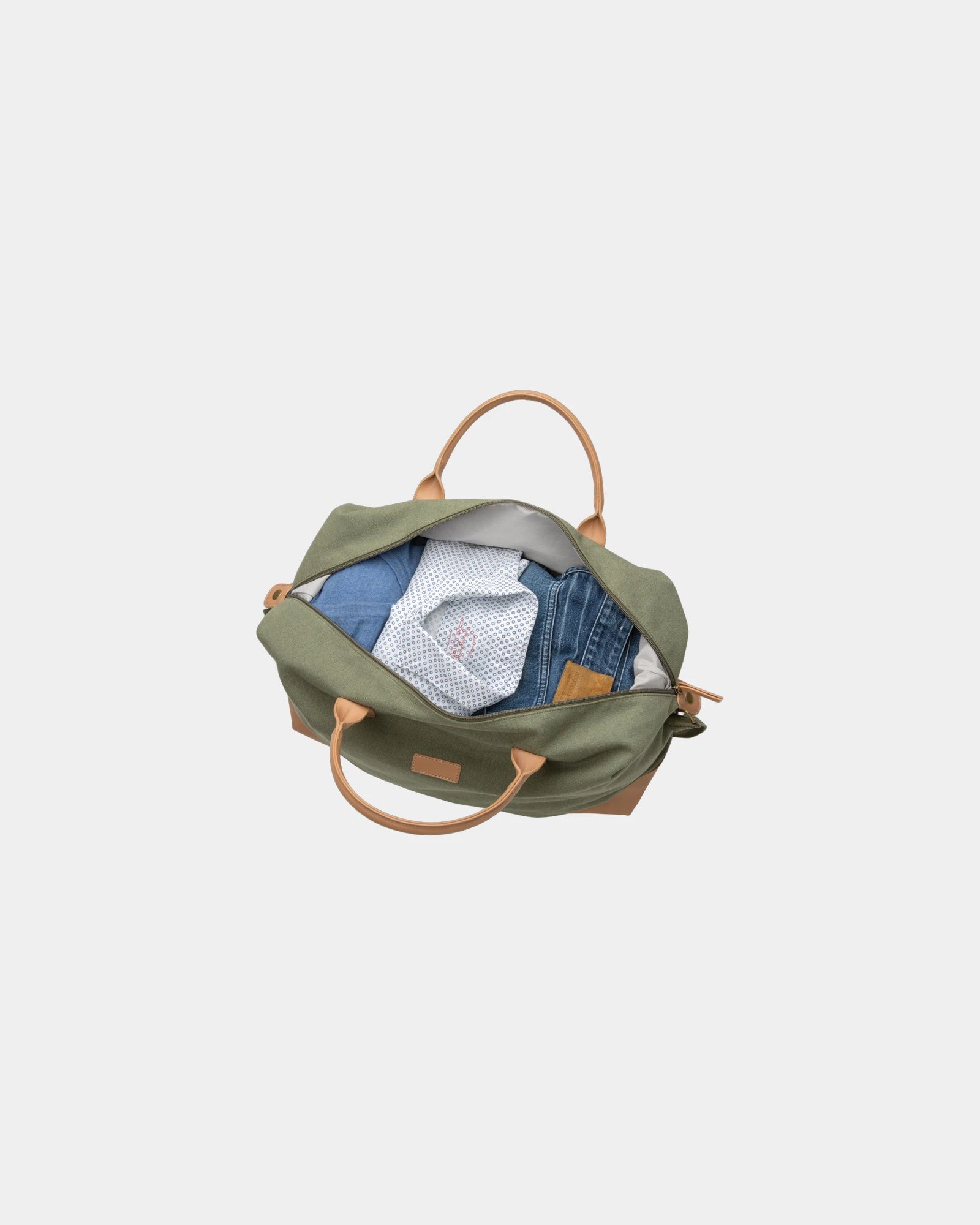 Weekendtas gerecycled canvas 40L om te personaliseren - 26
