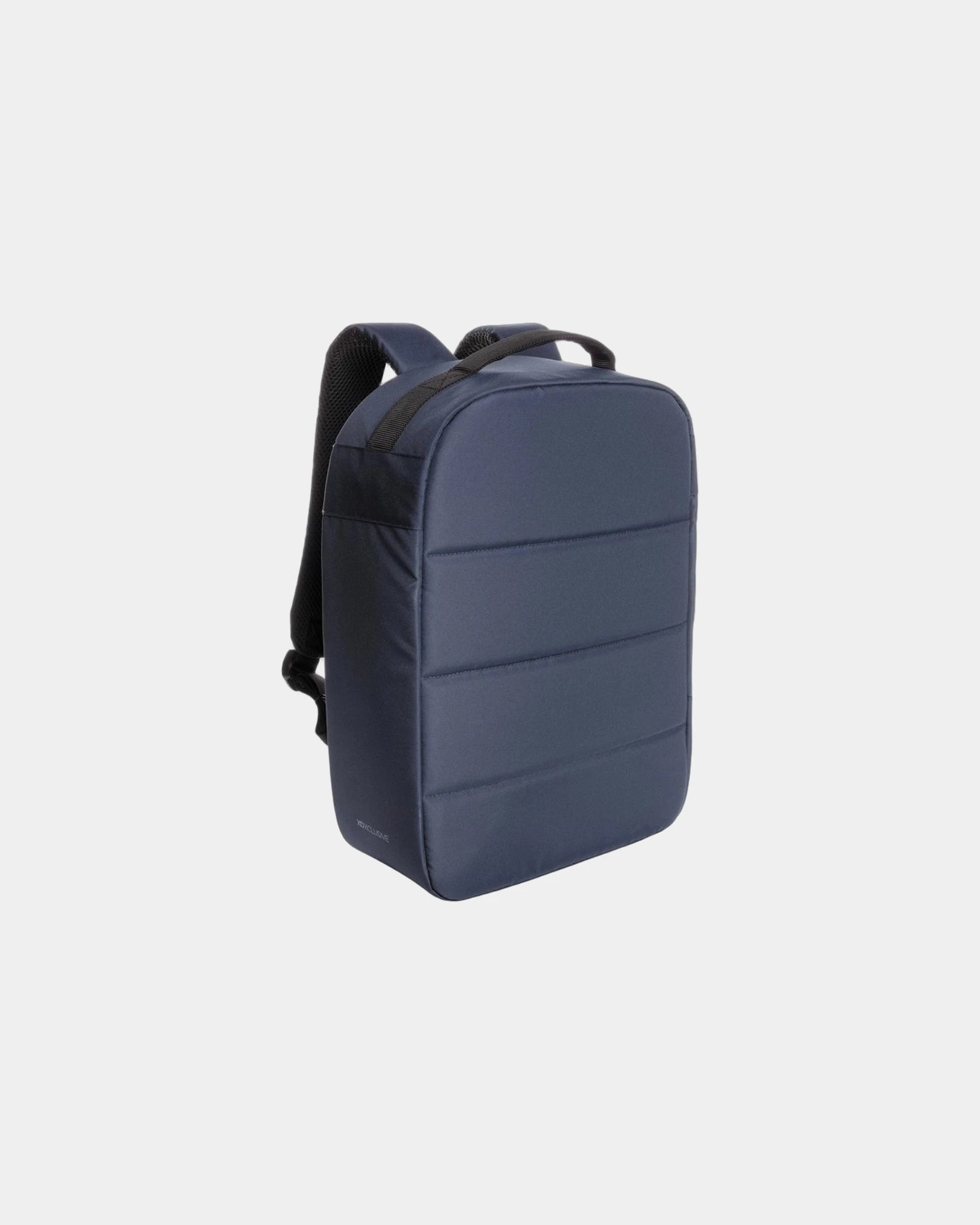 Antidiefstal gerecyclede rugzak RPET om te personaliseren - Marineblauw