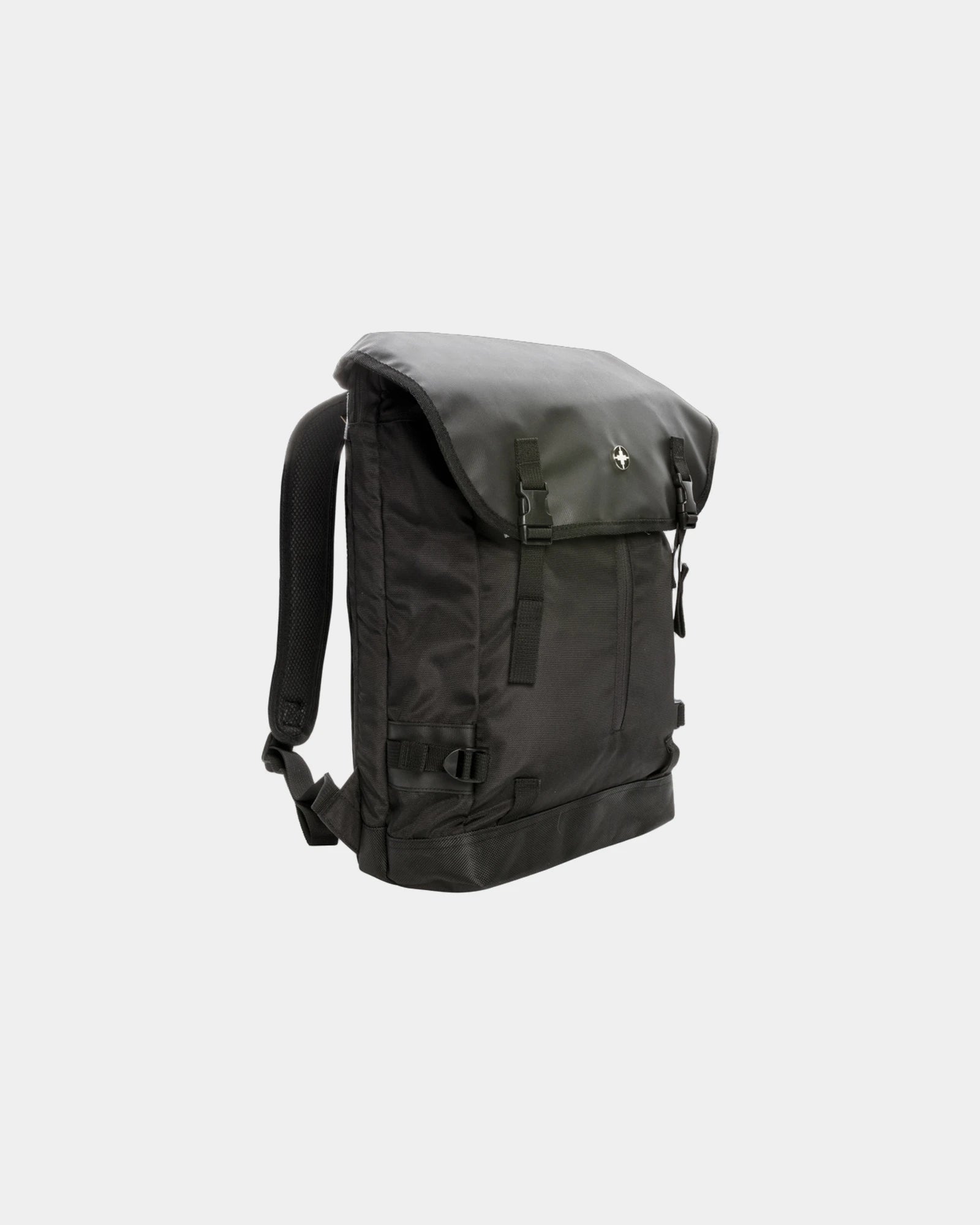 Rugzak polyester USB-poort laptop 15" om te personaliseren - Zwart
