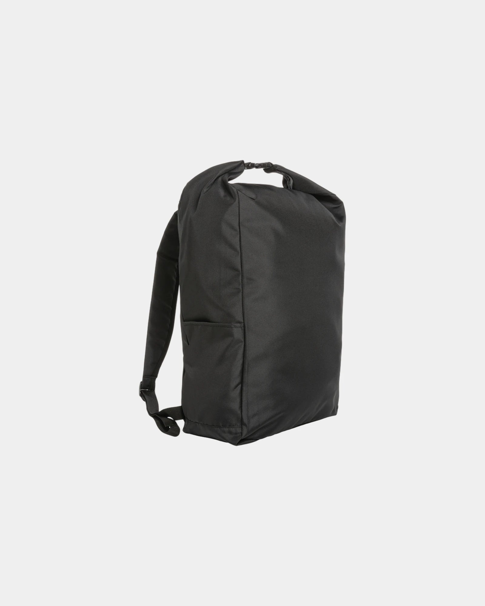 Rugzak rolltop gerecycled RPET 21L om te personaliseren - Zwart