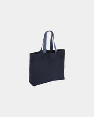 Shopper van gerecycled canvas 240 g/m² om te personaliseren - Marineblauw