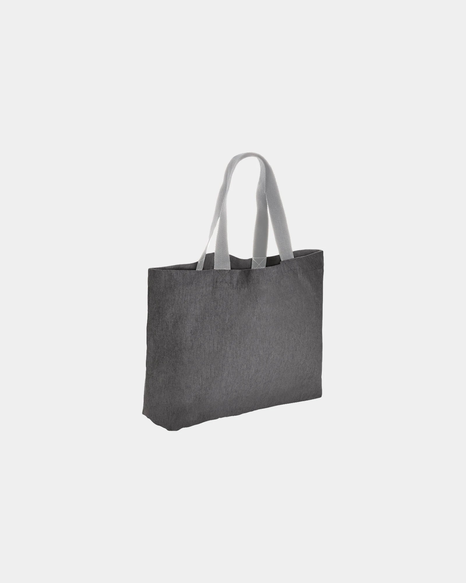 Shopper van gerecycled canvas 240 g/m² om te personaliseren - Antraciet