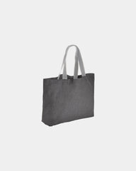 Shopper van gerecycled canvas 240 g/m² om te personaliseren - Antraciet