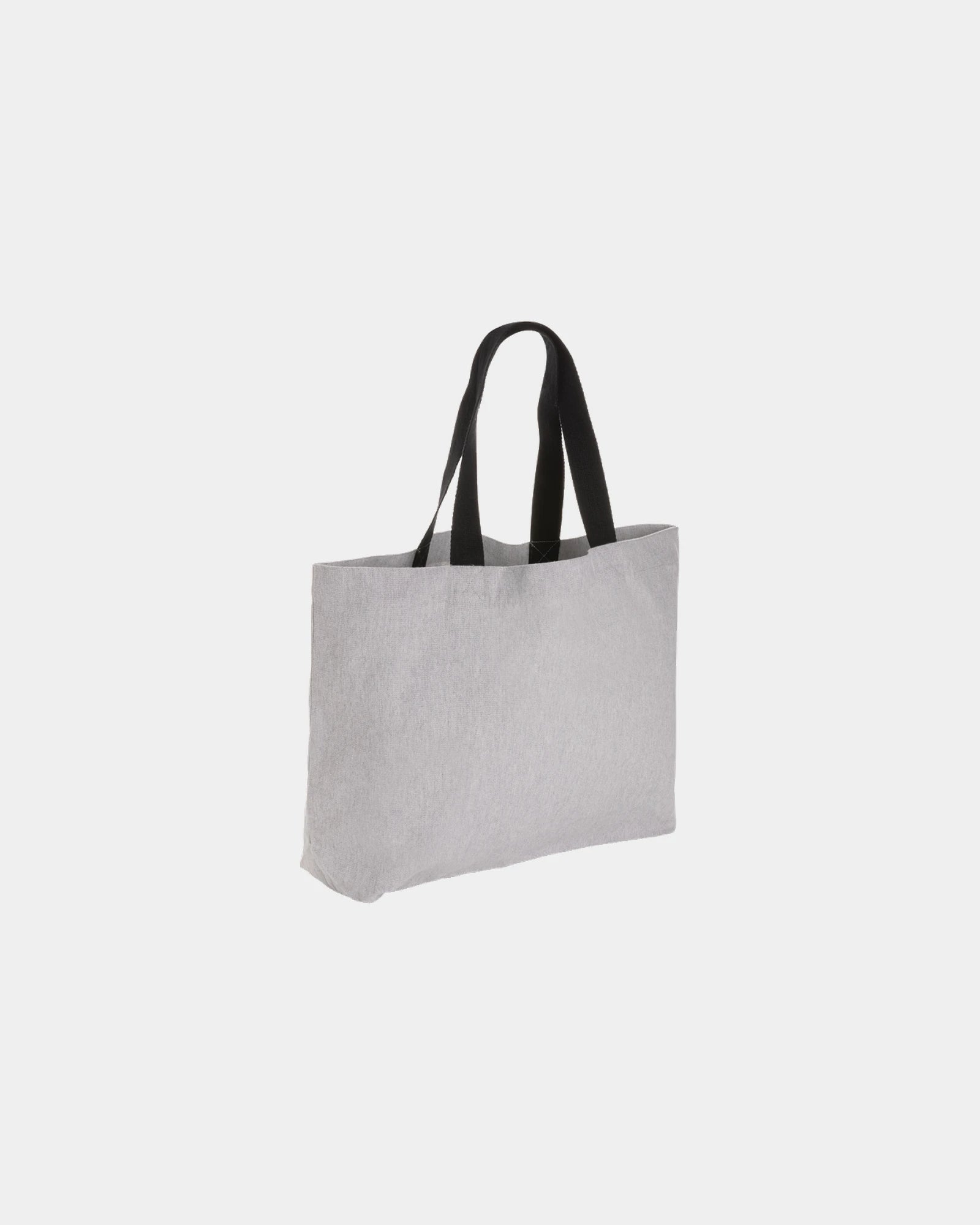 Shopper van gerecycled canvas 240 g/m² om te personaliseren - Grijs