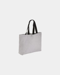 Shopper van gerecycled canvas 240 g/m² om te personaliseren - Grijs