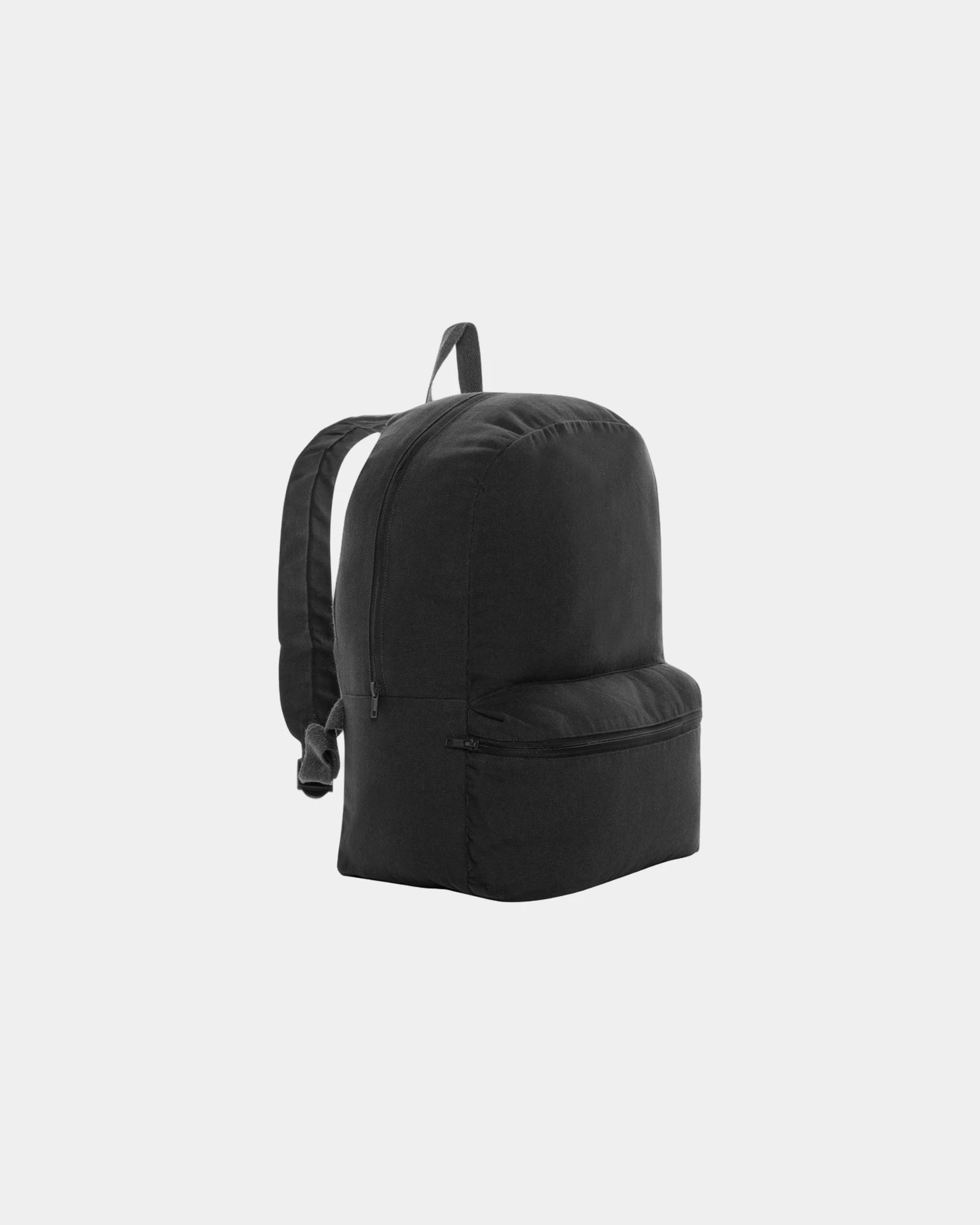 Rugzak van gerecycled canvas 285g/m² om te personaliseren - Zwart
