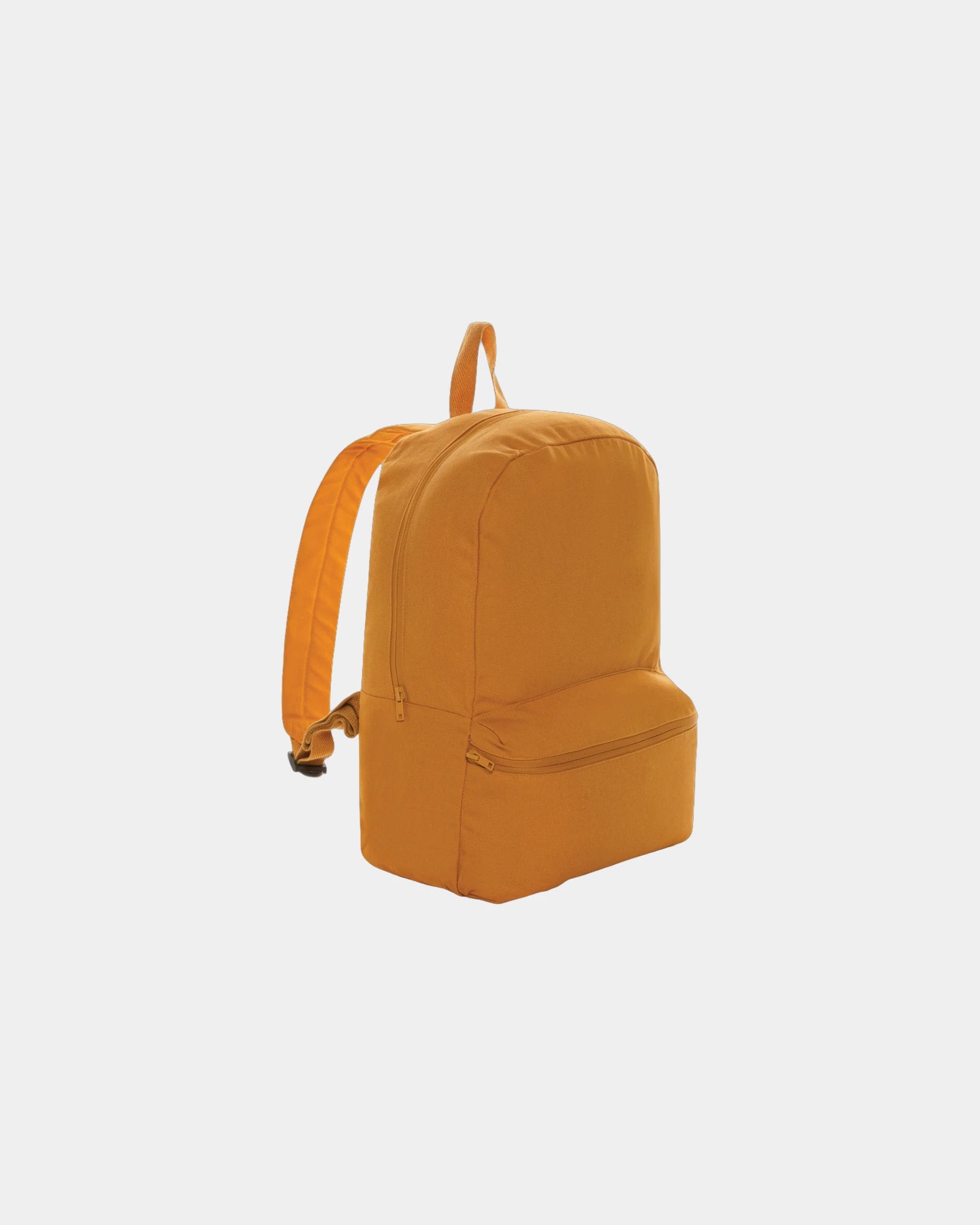 Rugzak van gerecycled canvas 285 g/m² om te personaliseren - Zonnewijzeroranje