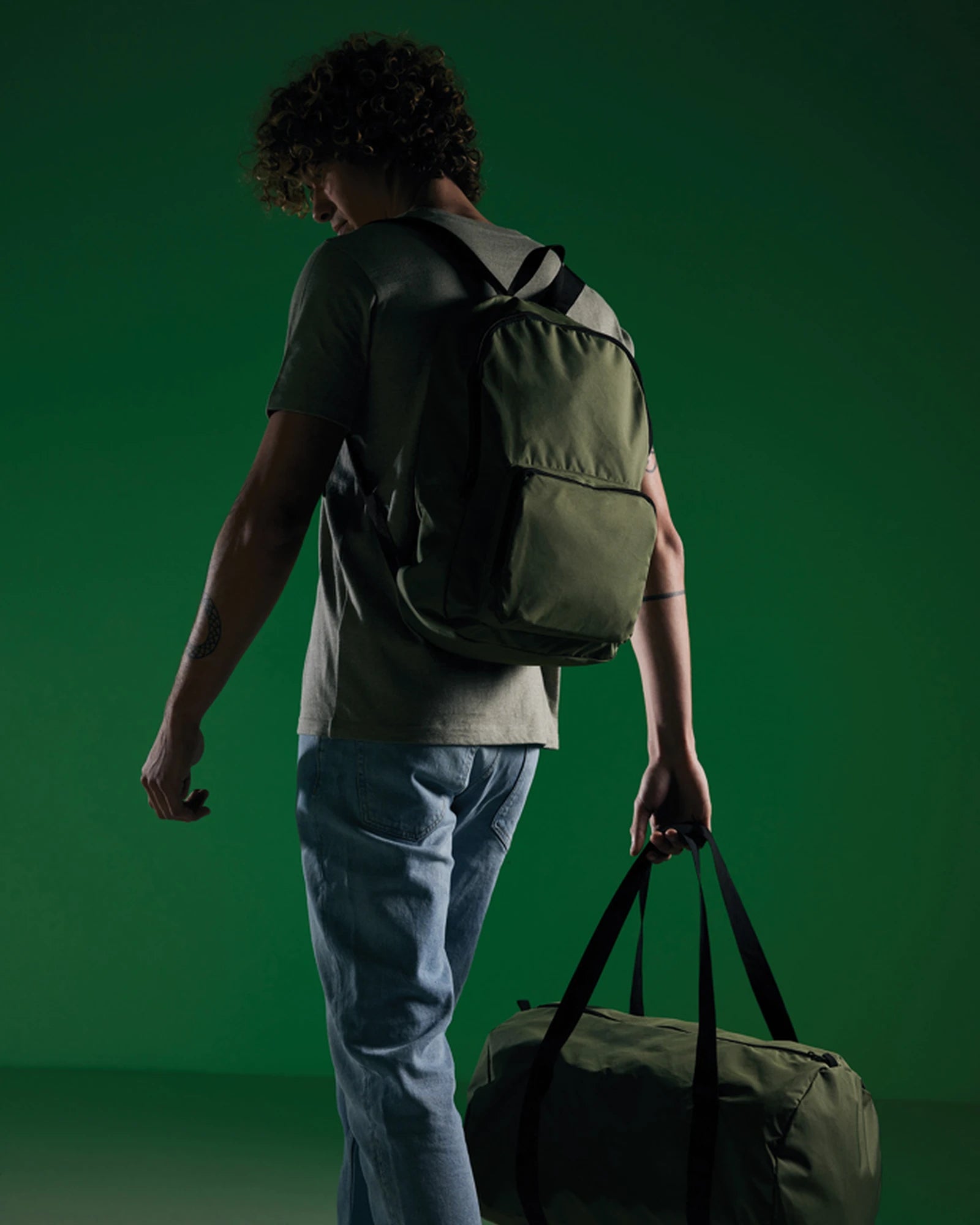 Rugzak opvouwbaar RPET AWARE Dillon om te personaliseren - 32