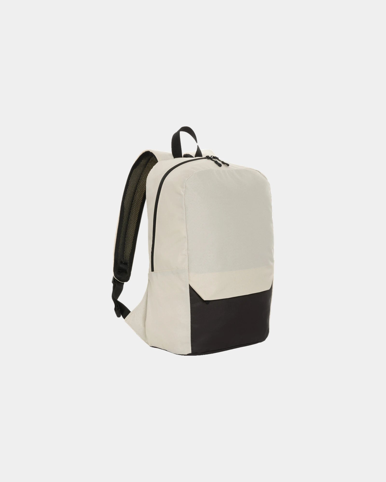 Gerecyclede rugzak RPET Kazu 15,6" om te personaliseren - Gebroken wit