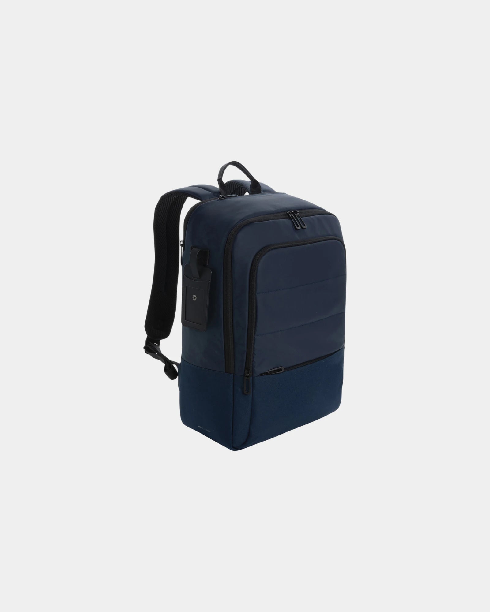 Gerecyclede rugzak RPET laptop 15,6" om te personaliseren - Marineblauw