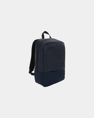 Gerecyclede rugzak RPET laptop 15,6" om te personaliseren - Marineblauw