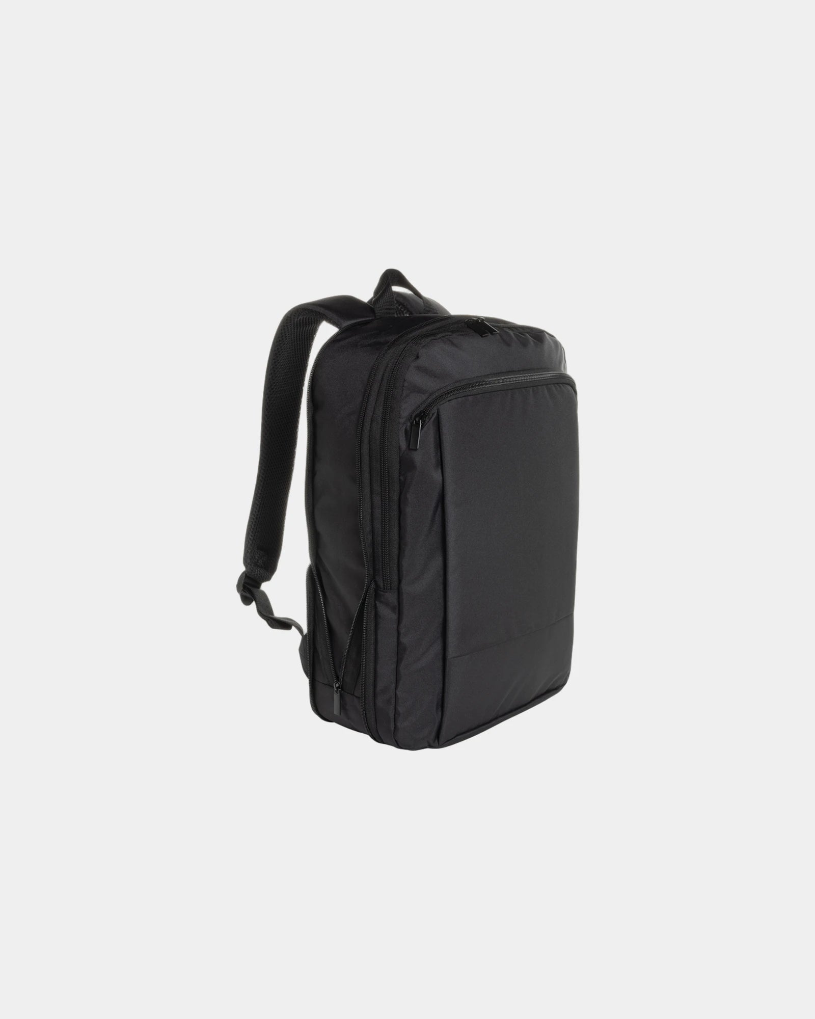 Rugzak laptop rPET Aware uitbreidbaar om te personaliseren - Zwart