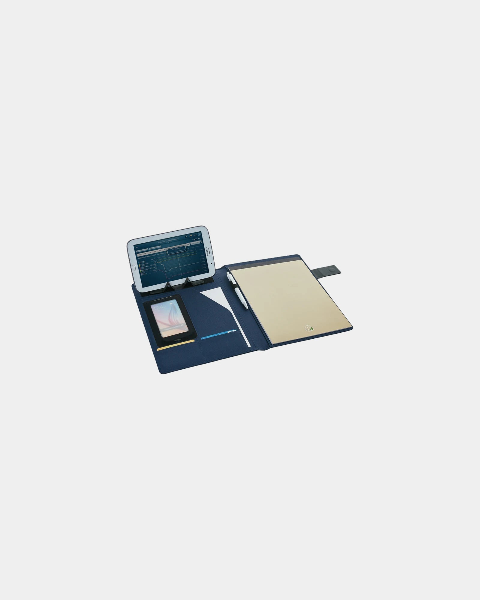 Documentmap A4 om te personaliseren - Blauw