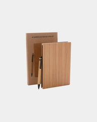 Notitieboekenset A5 met bamboe pen om te personaliseren - 4