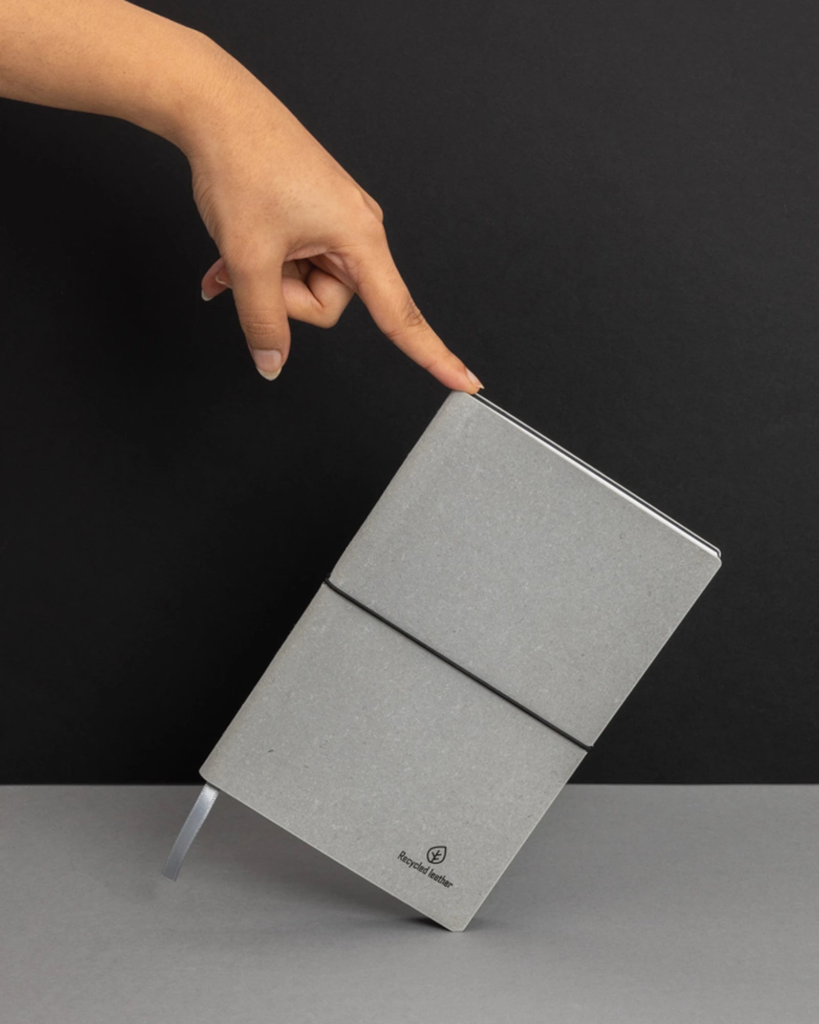 Notitieboek A5 gerecycled leer GRS om te personaliseren - 5
