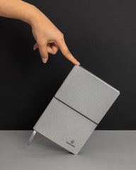 Notitieboek A5 gerecycled leer GRS om te personaliseren - 5