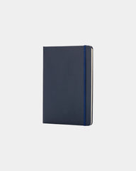 Notitieboek A5 hardcover FSC elastische om te personaliseren - Marineblauw