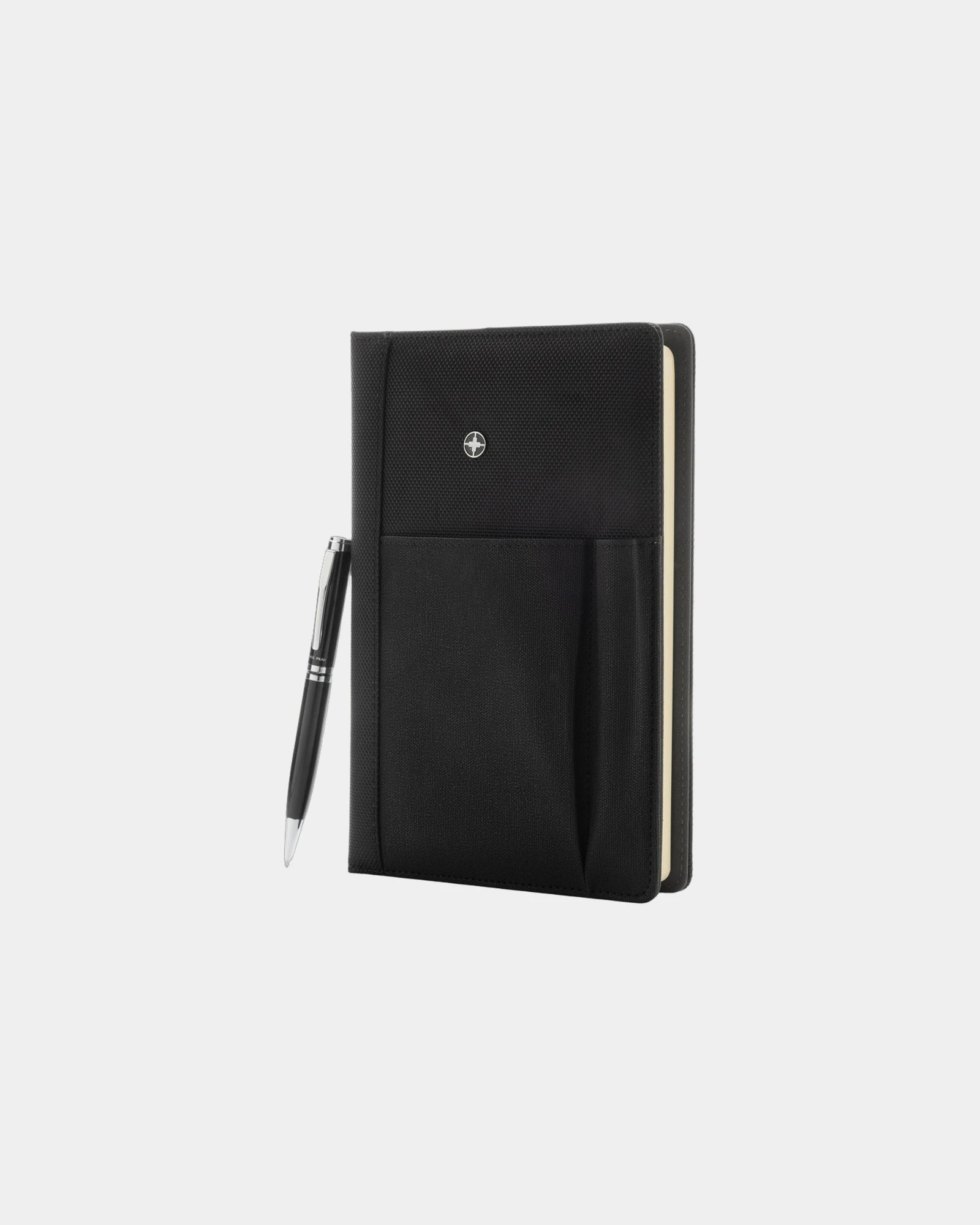 Notitieboekset A5 met pen om te personaliseren - Zwart