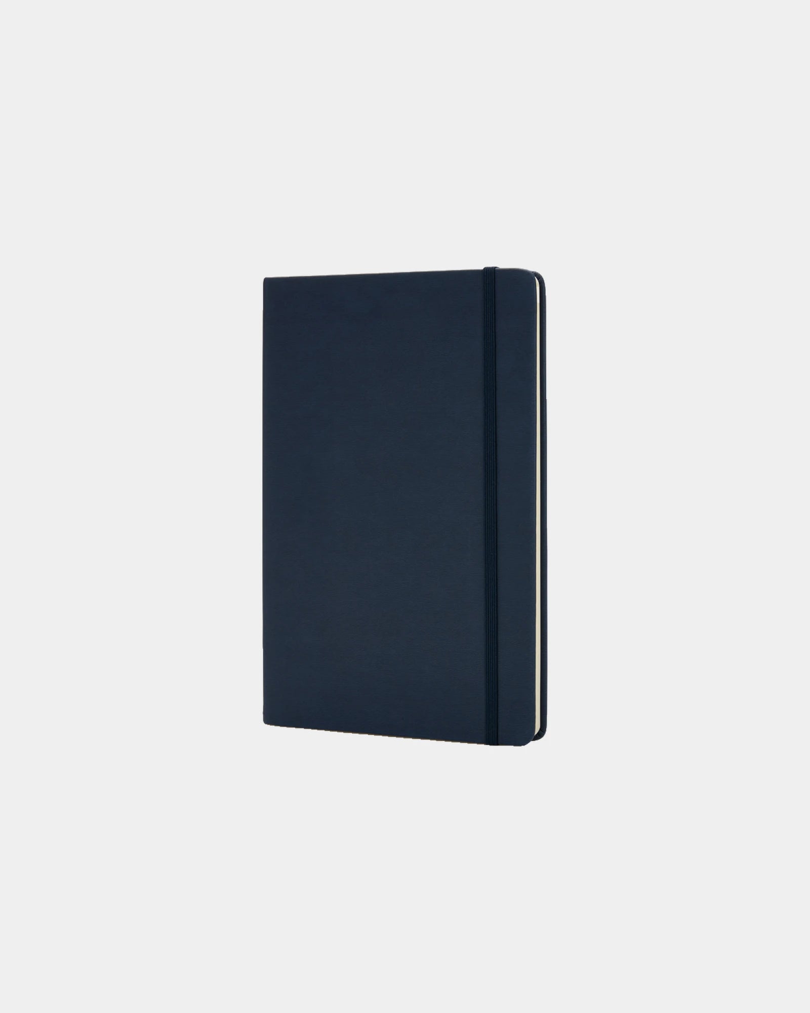 Notitieboek A5 kunstleer FSC om te personaliseren - Marineblauw