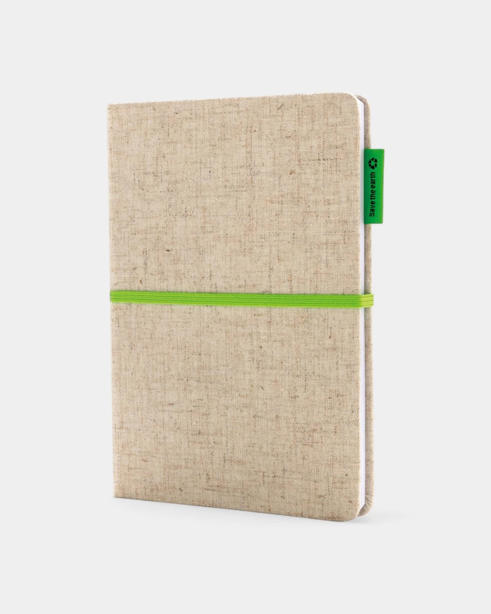 Personaliseerbaar A5-notitieboek in jute en bamboe - 1