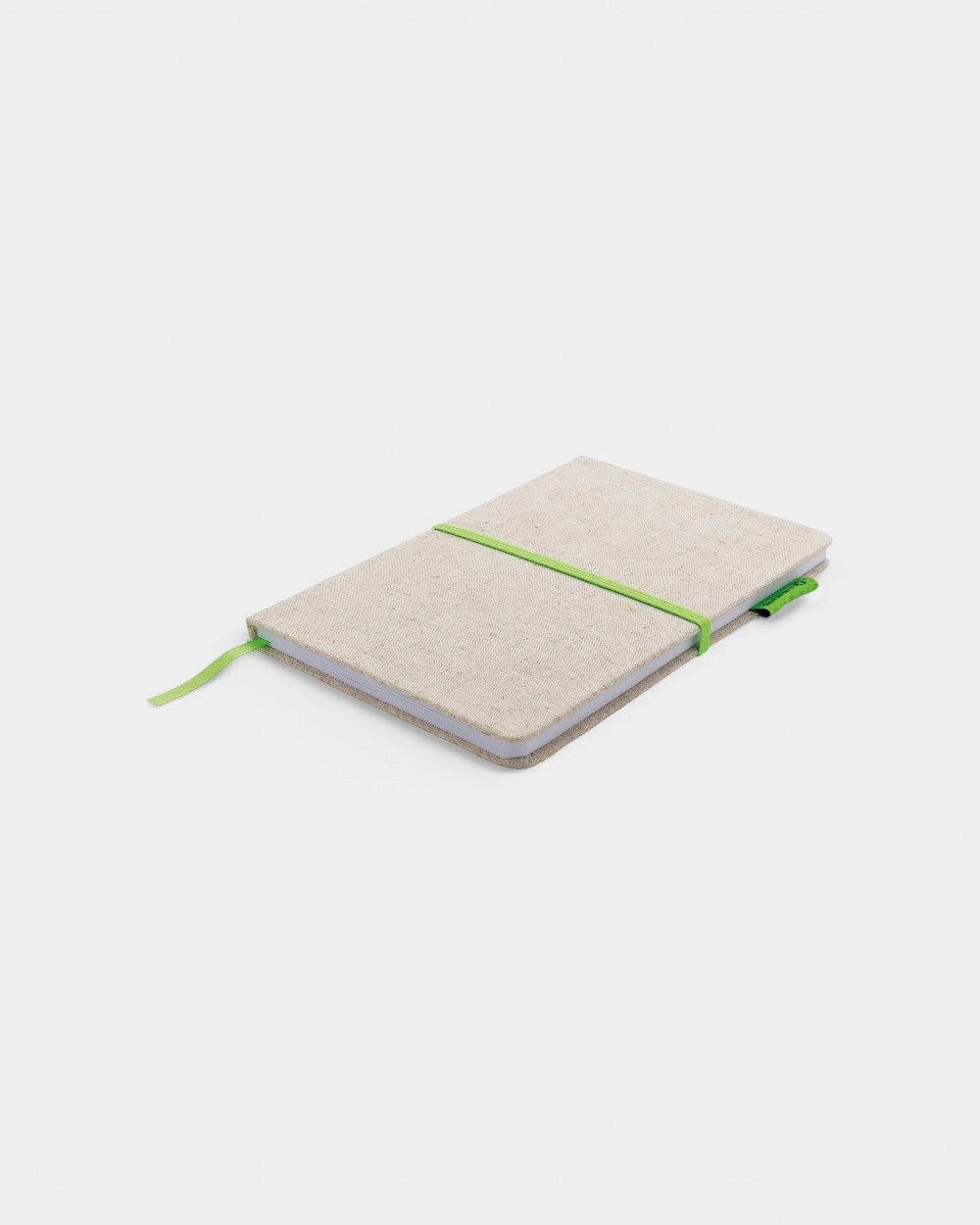 Personaliseerbaar A5-notitieboek in jute en bamboe - 2