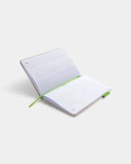Personaliseerbaar A5-notitieboek in jute en bamboe - 4