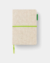 Personaliseerbaar A5-notitieboek in jute en bamboe - 5
