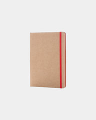 Notitieboek kraft A5 gerecycled papier om te personaliseren - Rood