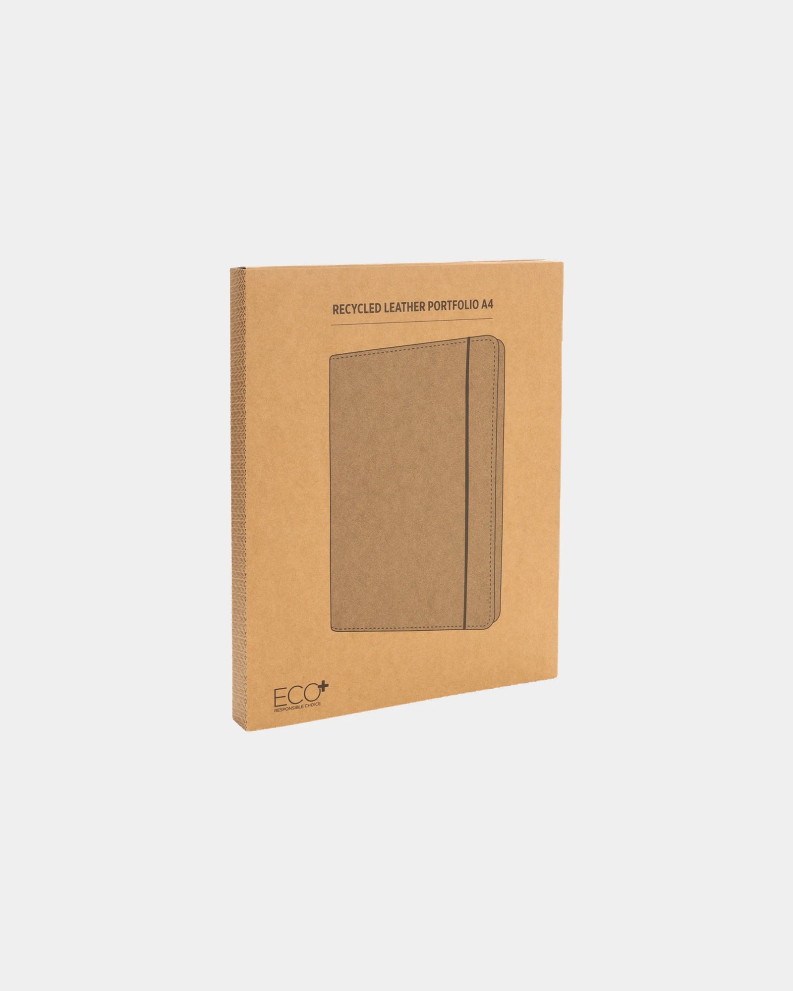 Documentenmap A4 gerecycled leer om te personaliseren