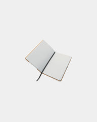 Notitieboek A5 gerecycled leer GRS om te personaliseren