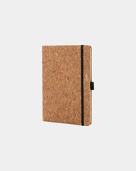 Notitieboek A5 kurk harde kaft FSC om te personaliseren - Bruin