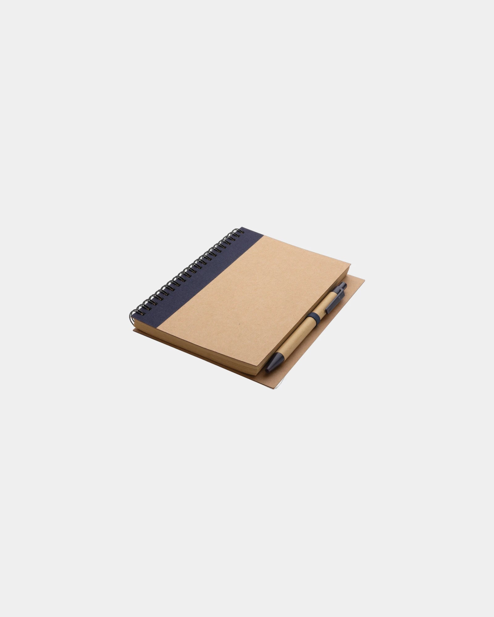 Notitieboek gerecycled papier met pen om te personaliseren - 1
