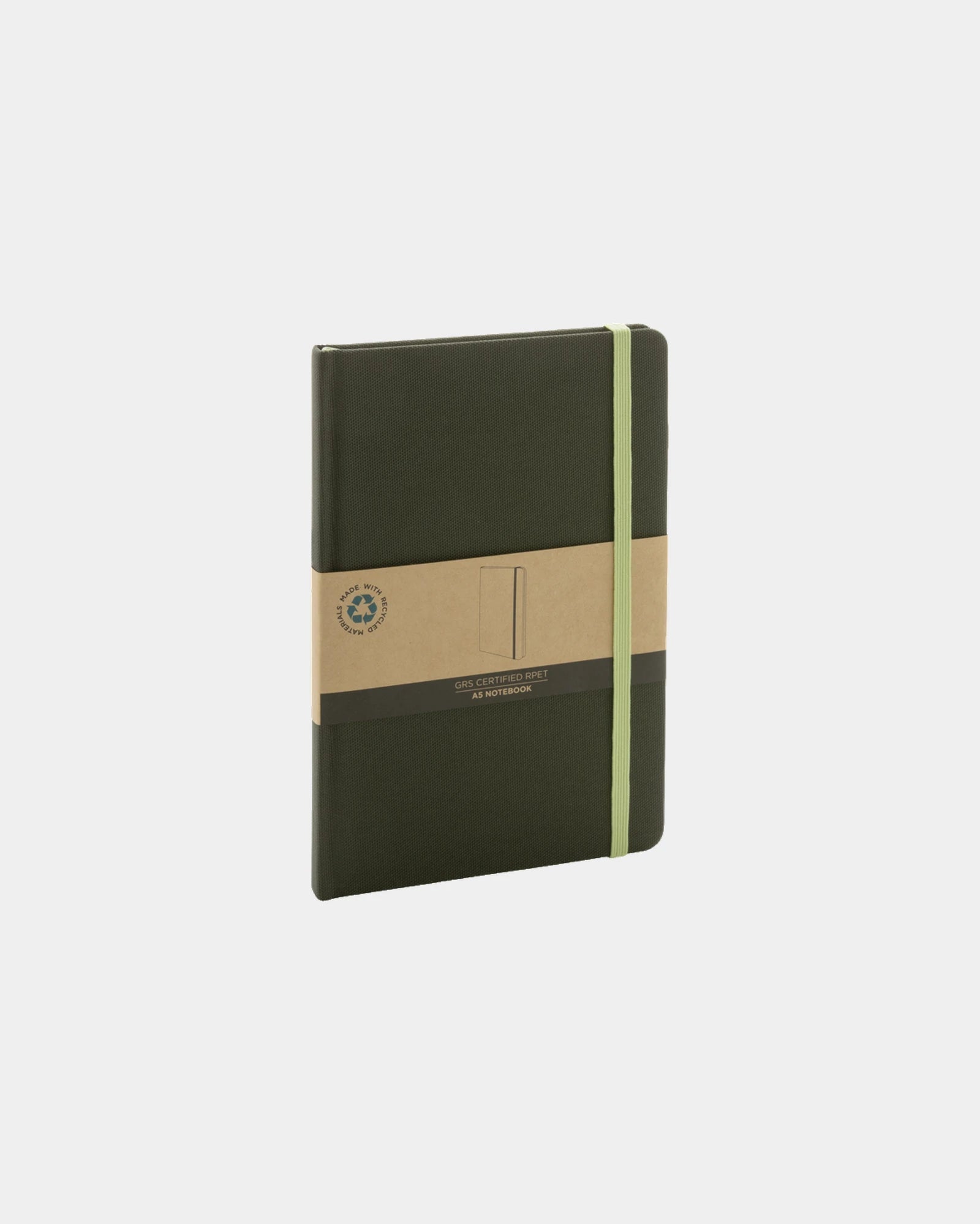Notitieboek A5 gerecycled RPET GRS om te personaliseren