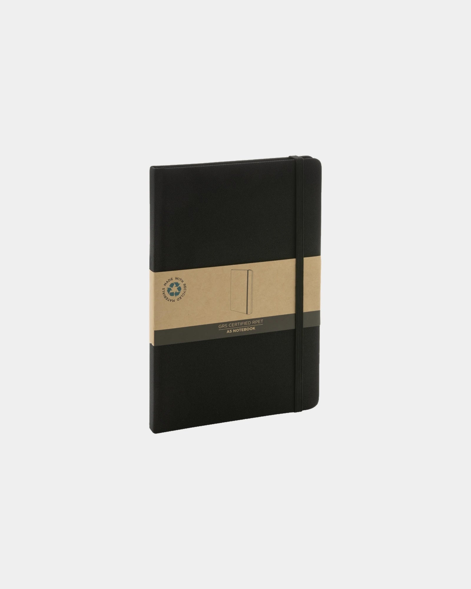Notitieboek A5 gerecycled RPET GRS om te personaliseren