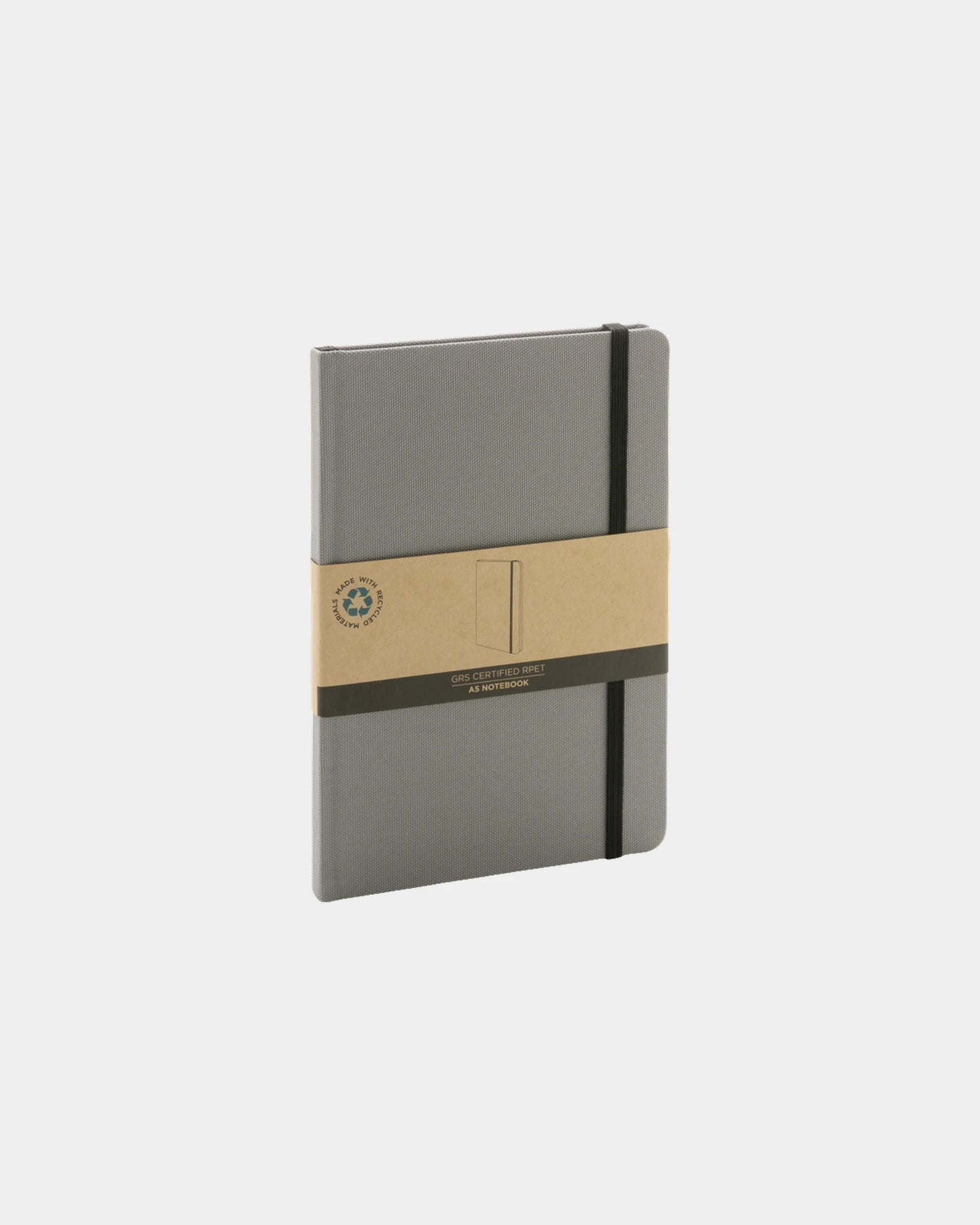 Notitieboek A5 gerecycled RPET GRS om te personaliseren