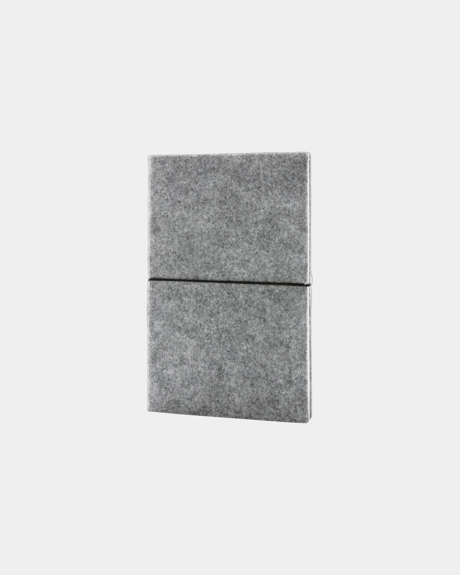 Notitieboek A5 gerecycled vilt GRS om te personaliseren - Grijs