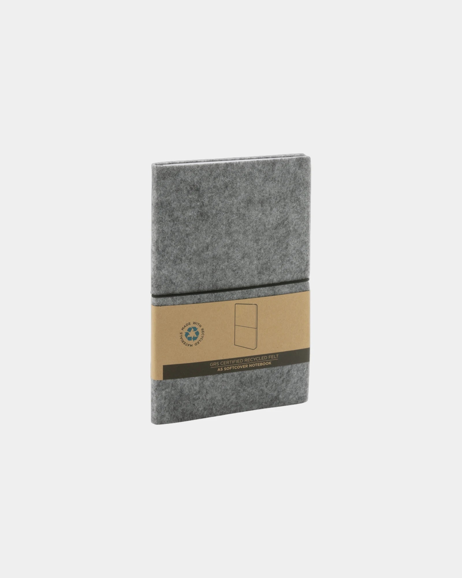 Notitieboek A5 gerecycled vilt GRS om te personaliseren - 9