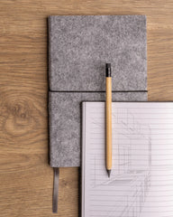 Notitieboek A5 gerecycled vilt GRS om te personaliseren - 5