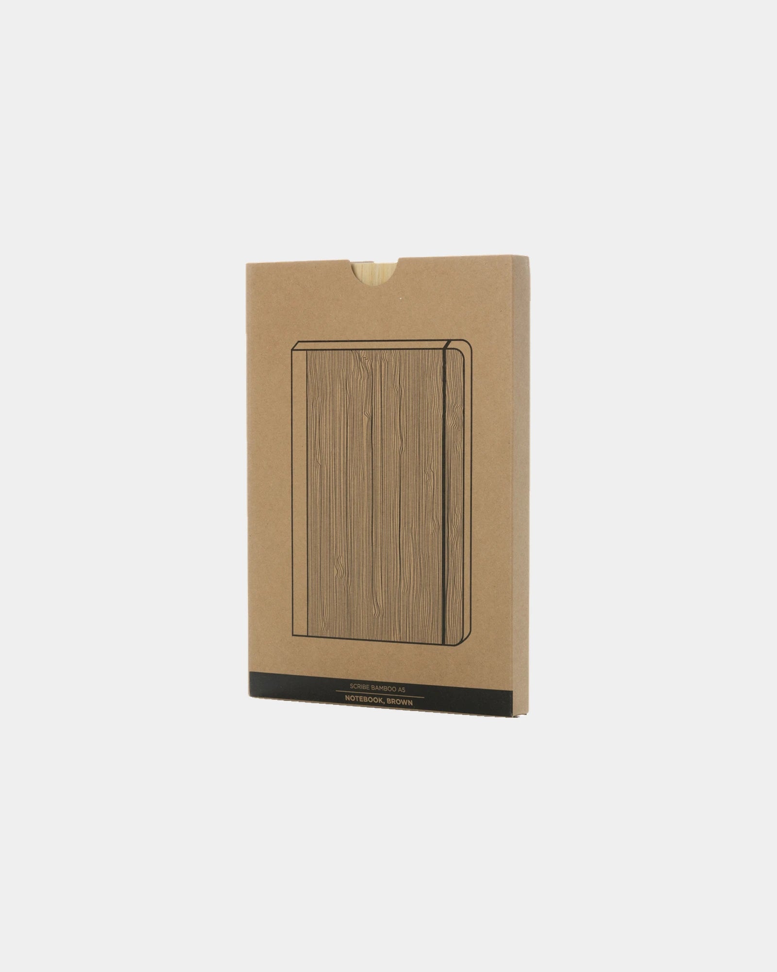 Notitieboek A5 bamboe FSC Scribe om te personaliseren