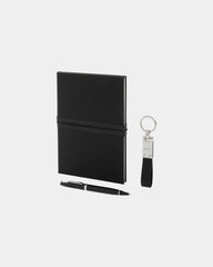 Geschenkset gerecycled RCS Swiss Peak om te personaliseren - Zwart