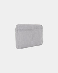 Laptophoes gerecycled katoen 15,6" om te personaliseren - Grijs