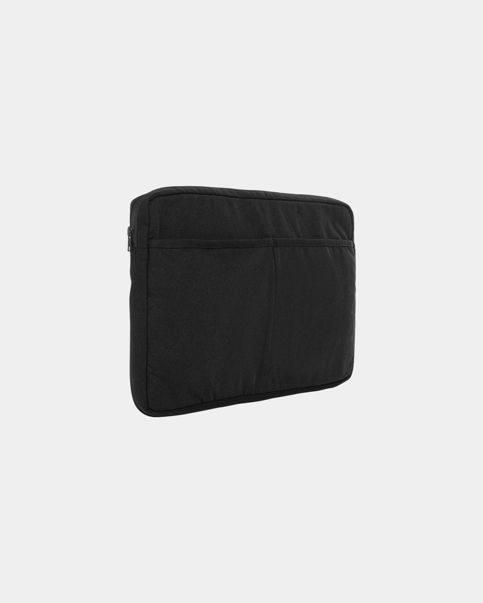 Laptophoes gerecycled katoen 15,6" om te personaliseren - Zwart