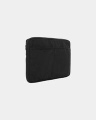 Laptophoes gerecycled katoen 15,6" om te personaliseren - Zwart