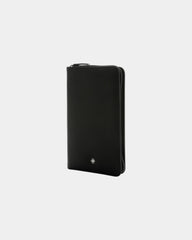 Reisportemonnee RFID gerecycled RCS om te personaliseren - Zwart