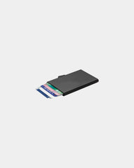 Kaarthouder anti-RFID aluminium om te personaliseren - Zwart