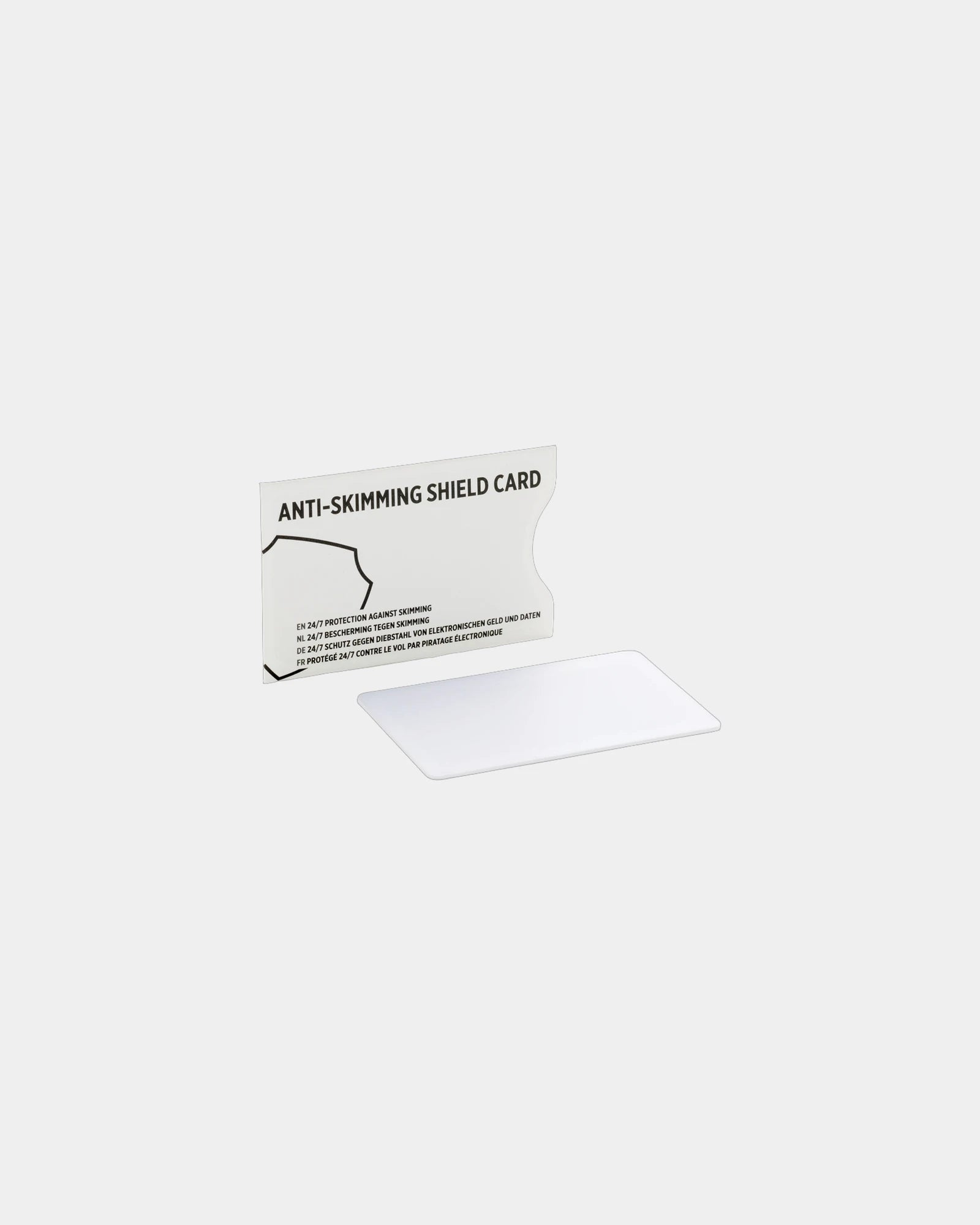 RFID-blocker kaart met stoorchip om te personaliseren - Wit