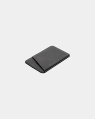 Kaarthouder magnetisch PU voor iPhone om te personaliseren - Zwart