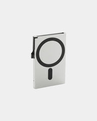 Kaarthouder magnetisch aluminium om te personaliseren - Zilver