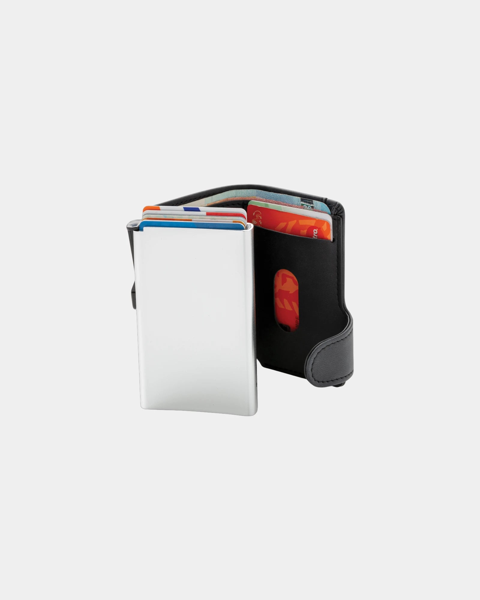 Kaarthouder anti-RFID aluminium en PU om te personaliseren - 2