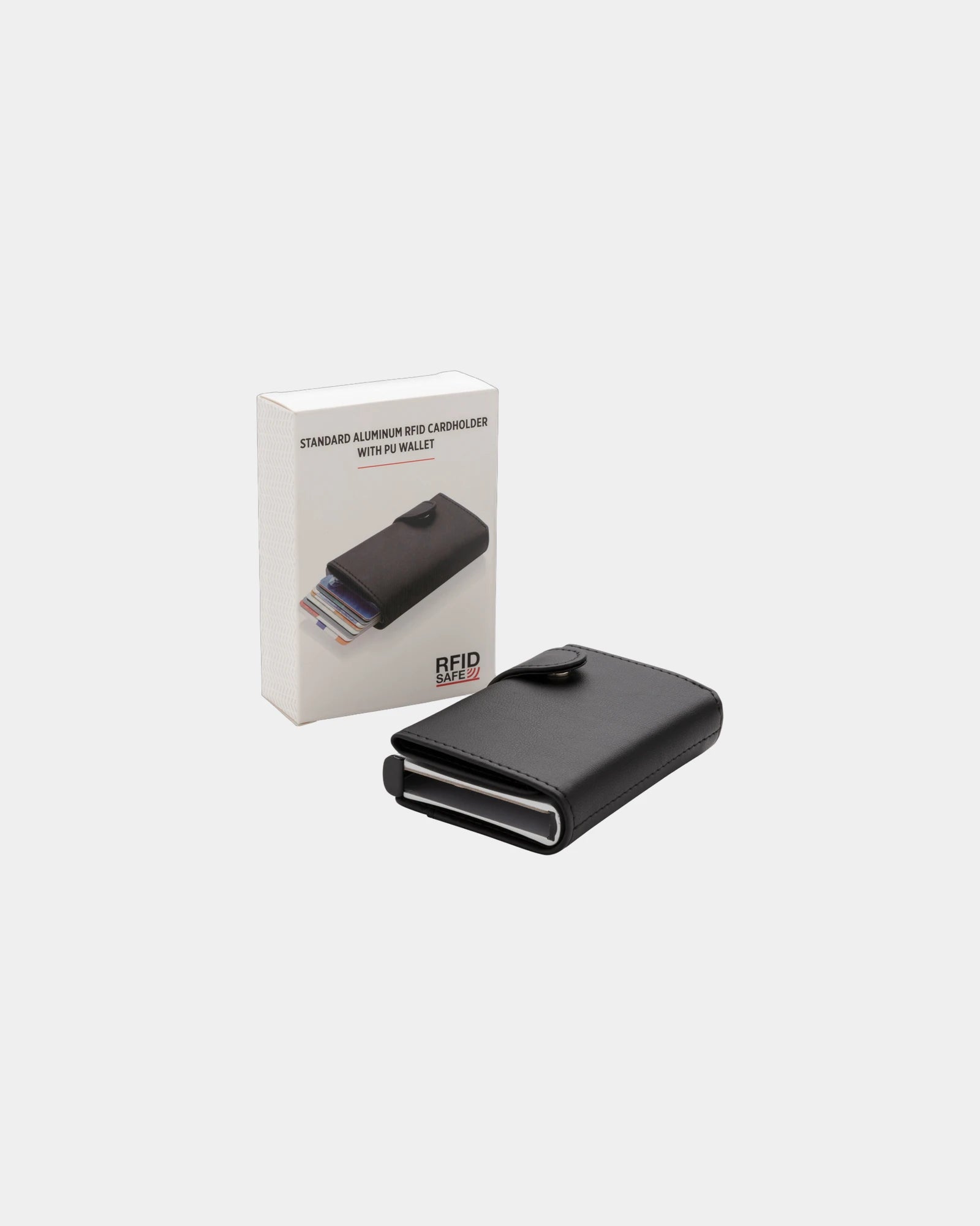 Kaarthouder anti-RFID aluminium en PU om te personaliseren - 6